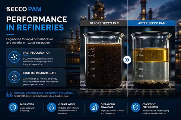 Breaking the Emulsified Oil Barrier – Key Technical Analysis of Polyacrylamid in Oily Wastewater Treatment and Oil-Water Separation (Overbrydelse af den emulgerede oliebarriere – vigtig teknisk analyse af polyacrylamid i olie-spildevandsbehandling og olie-vand-adskillelse)