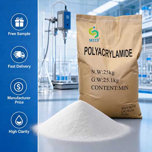 N&oslash;gleanvendelse af polyacrylamid i effektiv behandling af spildevand og adskillelse mellem mudder og vand